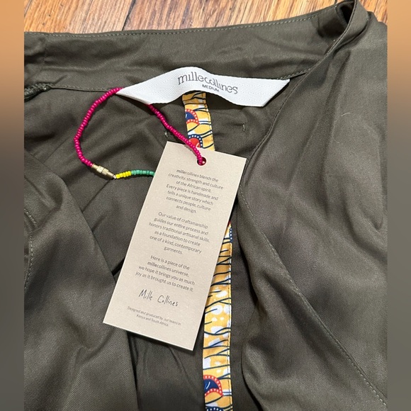 Elegant Olive Green Women's Cardigan - Picture 4 of 7